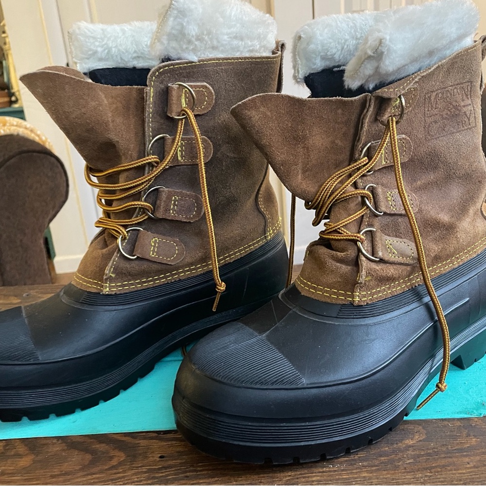 Leather/Rubber Boots M9/W11 Mountain Country